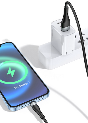 Câble de Recharge tressé CA39-108 100W 2-in-2 USB A & C To C And Lightning