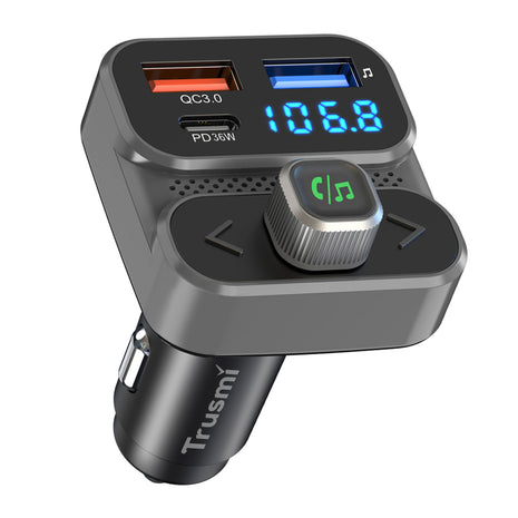 Chargeur De Voiture Rapide CC10-01 54W 1A1C Transmetteur FM