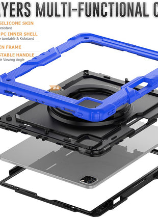 Étui Gorilla Tech Armour Bleu Pour iPad Pro 12.9" (2022/2021/2020/2018) Universal
