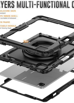 Étui Gorilla Tech Armour Noir Pour iPad Air 13 (2024)