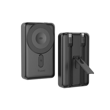 Digital Power Bank Magnetic , Batterie Externe  Noir 10000 mAh TRUSMI PB12-01 15W