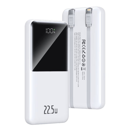 Digital Power Bank, Batterie Externe  20000 mAh PB03-022 PD22.5W Couleur Blanc