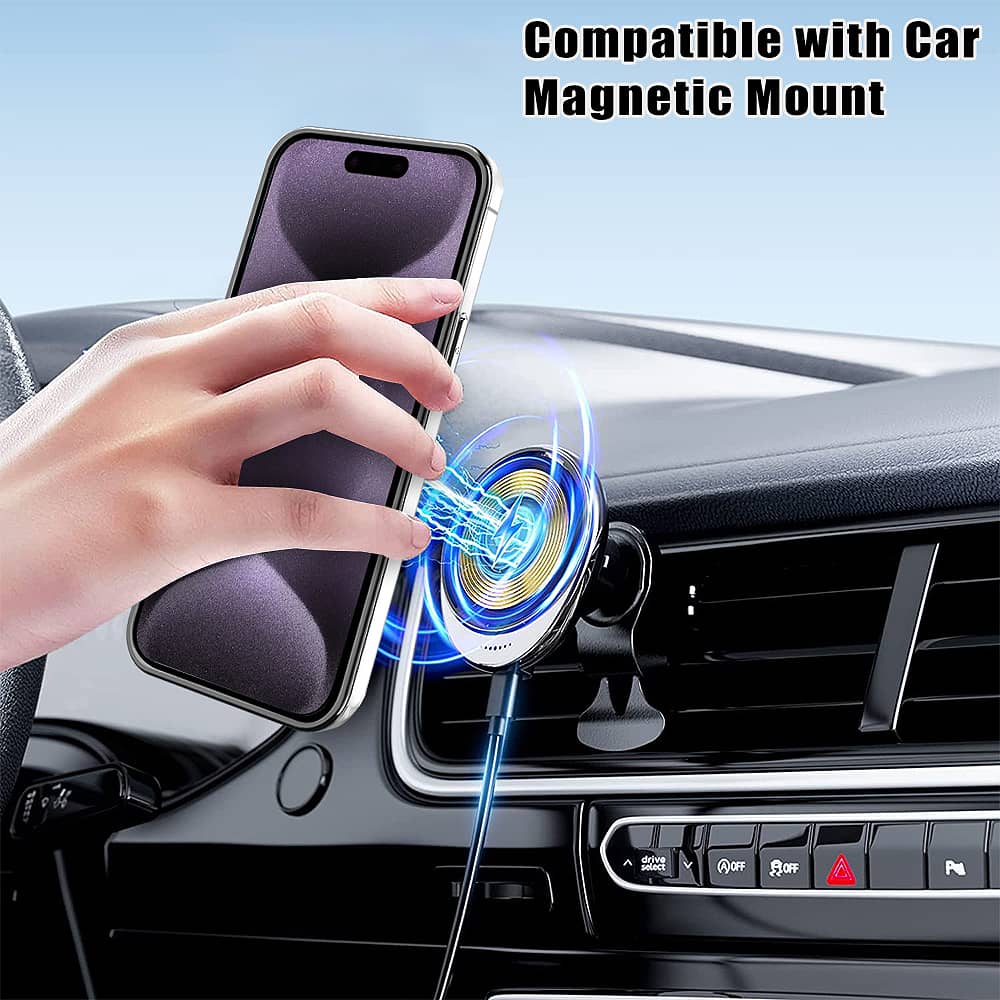 Coque  En Gel Gorilla Tech Qualité Premium a Anneau Magnétique Rotatif Bleu Pour iPhone 14 Pro Max