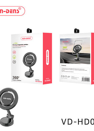 Support Magnétique Voiture Avec Rotation à 360° Sur Le tableau De Bord Ven-Dens VD-HD038