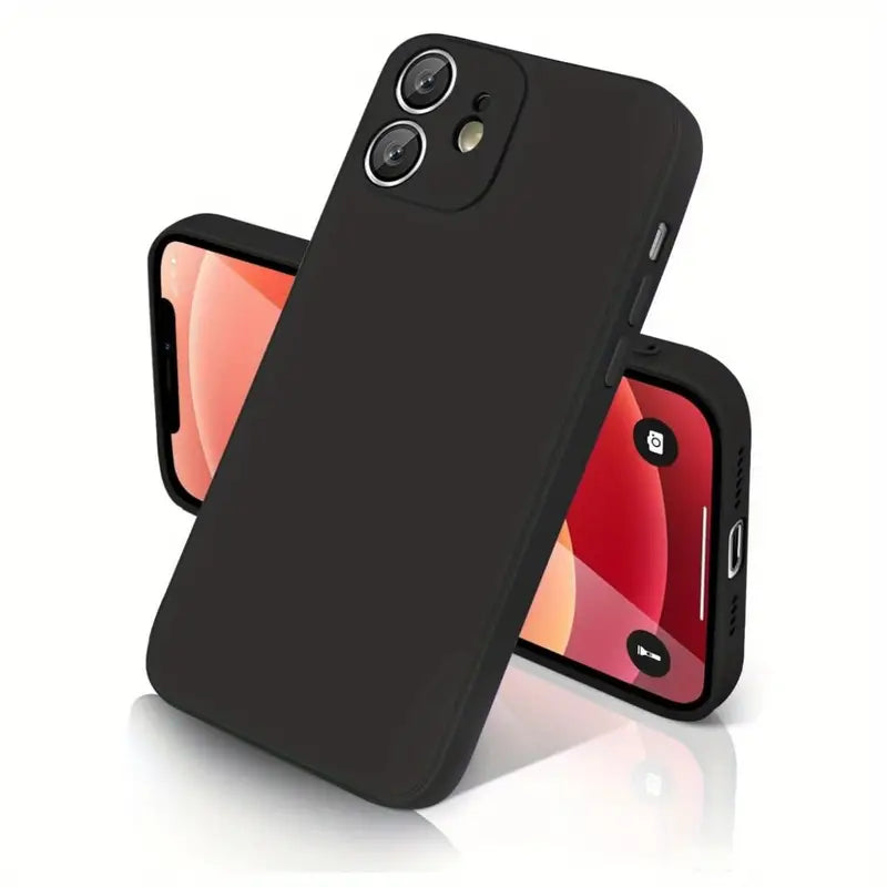 Coque En Silicone  Noir Qualité Premium Pour Apple iPhone 14 Pro Max (Bulk)