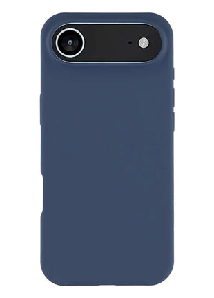 Coque De Charge Magnétique Sans Fil Magsafe En Silicone Bleu Souple Pour iPhone 17 Air