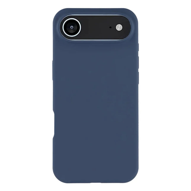 Coque De Charge Magnétique Sans Fil Magsafe En Silicone Bleu Souple Pour iPhone 17 Air