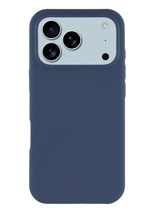 Coque De Charge Magnétique Sans Fil Magsafe En Silicone Bleu Souple Pour iPhone 17 Pro