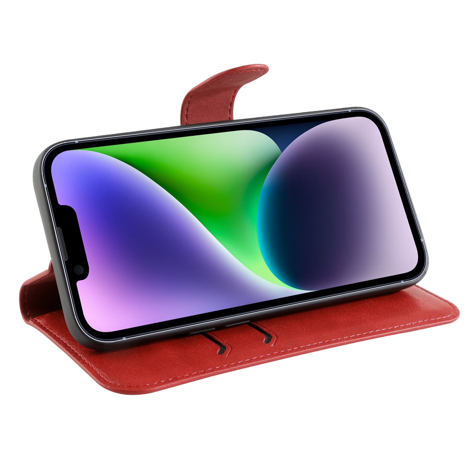 Etui Portefeuille Premium Gorilla Tech Rouge Pour Samsung Galaxy S24 Ultra