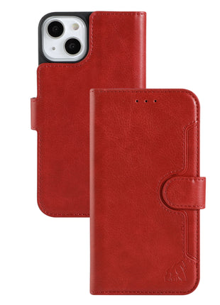 Etui Portefeuille Premium Gorilla Tech  Rouge Pour Apple iPhone 14 Pro Max