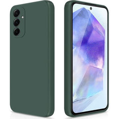 Coque En Silicone Vert Midnight Qualité Premium Pour Samsung  Galaxy  A16 4G/5G (Bulk)
