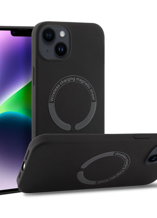 Coque En silicone Magnetique Gorilla Tech Noir Qualité Premium Pour Apple iPhone 13 Pro