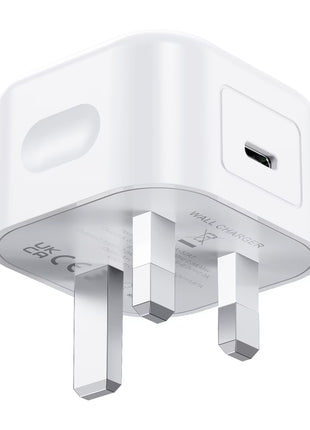 TRUSMI Chargeur Rapide USB-C 20W PD – Modèle CH23-01 – Prise Secteur, Blanc