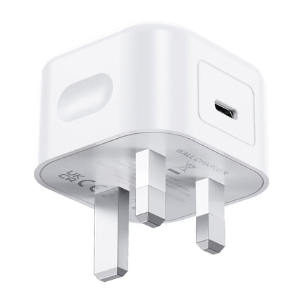 TRUSMI Chargeur Rapide USB-C 20W PD – Modèle CH23-01 – Prise Secteur, Blanc