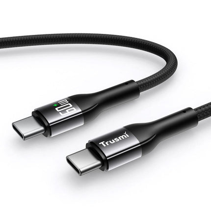 Trusmi Câble USB-C vers USB-C 60W - 1 mètre - CA47-11
