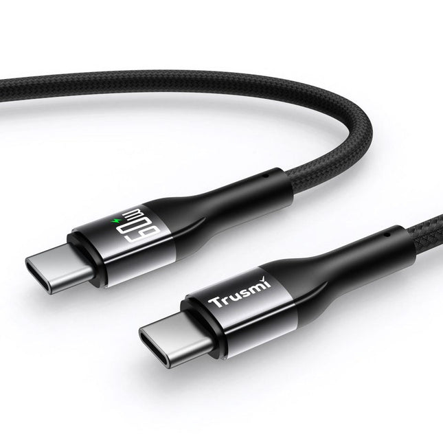 Trusmi Câble USB-C vers USB-C 60W - 1 mètre - CA47-11