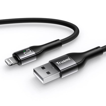 Câble iPhone Trusmi avec Écran Digital (USB-A vers Lightning) - 12W- CA44-11
