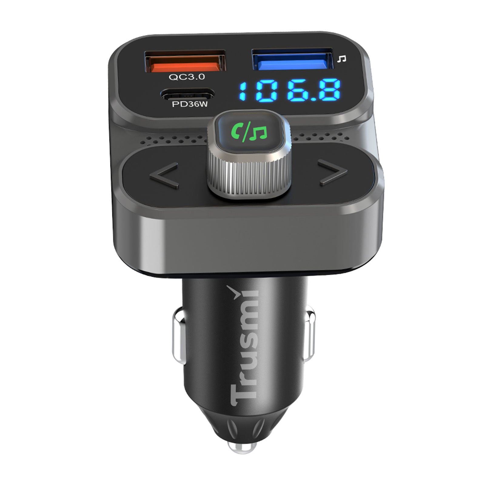Chargeur De Voiture Rapide CC10-01 54W 1A1C Transmetteur FM