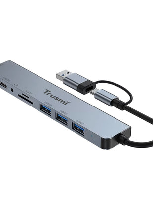 Adaptateur  Station d'Accueil Multifonctionnelle Type-C 8 En 1