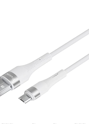 Câble En Silicone Blanc CA34-059  USB-A vers Micro