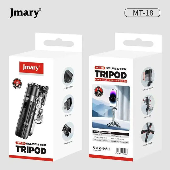 Jmary – Mini Perche a Selfie & Trépied avec télécommande Bluetooth MT-18