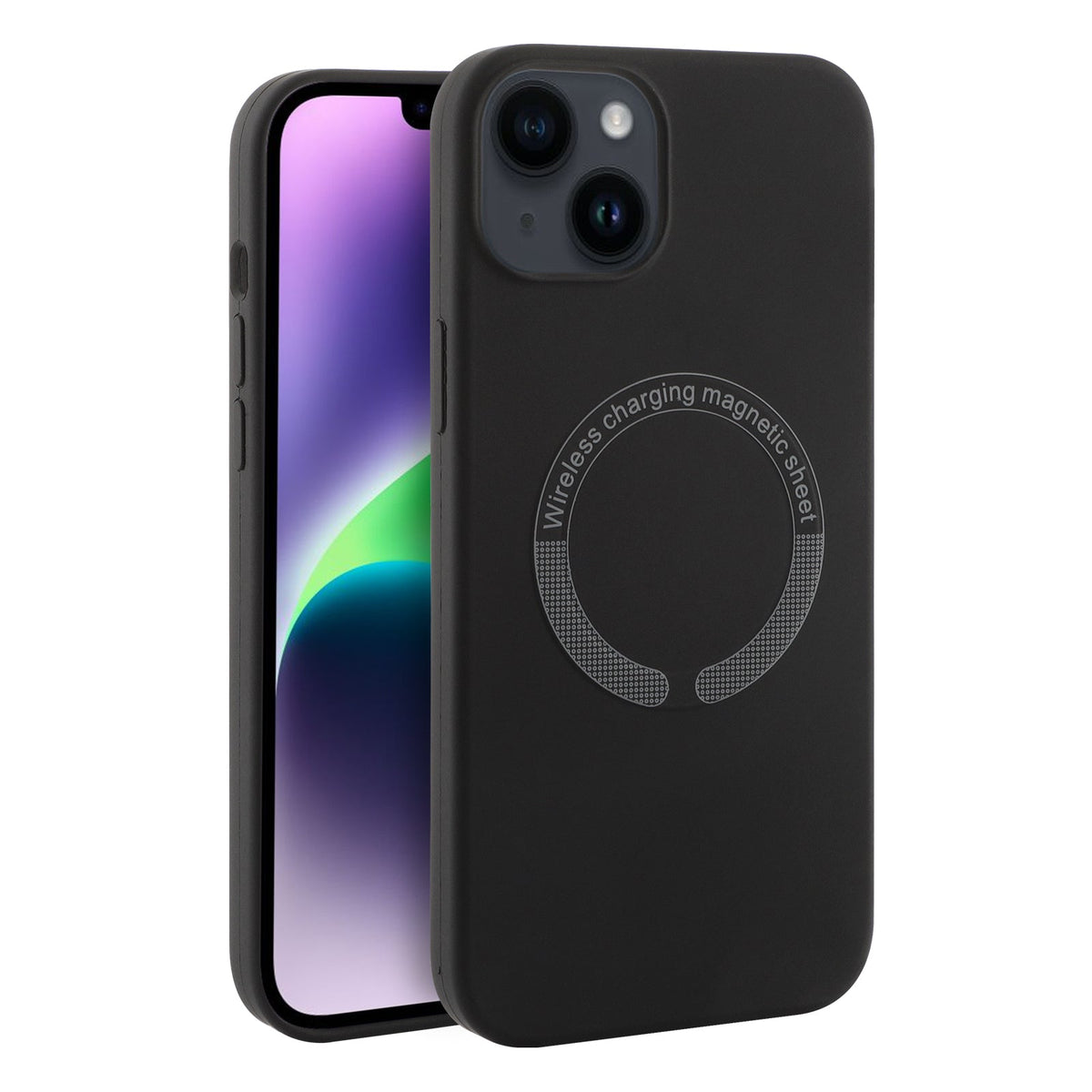 Coque En silicone Magnetique Gorilla Tech Noir Qualité Premium Pour Apple iPhone 13