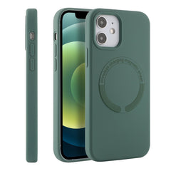 Coque En Silicone Magnetique Gorilla Tech Vert Midnight  Qualité Premium Pour Apple iPhone 13