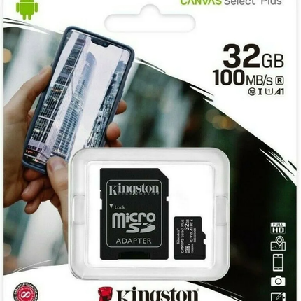 Kingston Canvas Select Plus 32GB SD Carte Mémoire