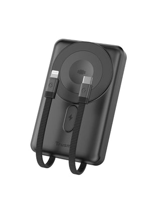 Digital Power Bank Magnetic , Batterie Externe TRUSMI Noir 10000 mAh TRUSMI PB12-01 15W