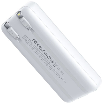 Digital Power Bank, Batterie Externe  20000 mAh PB03-022 PD22.5W Couleur Blanc