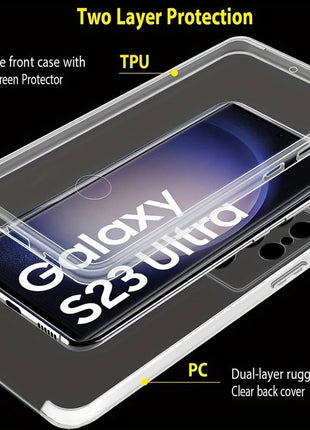 Coque 360Transparent (avant en gel/arriere dur) Pour Samsung Galaxy Note 10