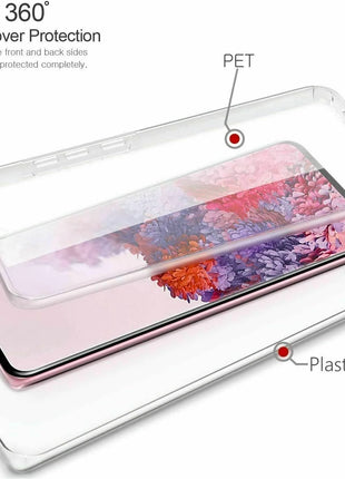 Coque 360 Transparent (avant en gel/arriere dur) Gadget Shield Pour Apple iPhone X/XS