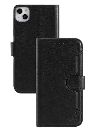 Etui Portefeuille Premium Gorilla Tech Noir Pour Apple iPhone 15 Pro Max
