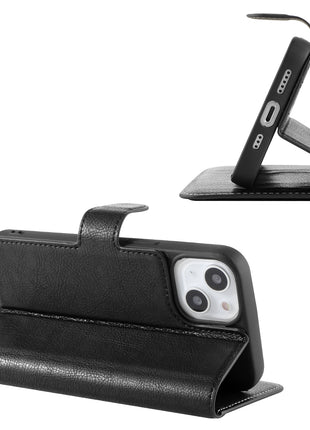 Etui Portefeuille Premium Gorilla Tech Noir Pour Apple iPhone 12 Mini (5.4")