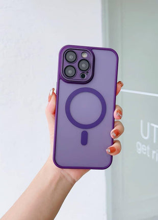 Coque Magsafe Shadow Violet Pour Apple iPhone 15 Pro Max