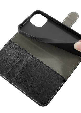 Etui Portefeuille Premium Gorilla Tech Noir Pour Apple iPhone 12 Mini (5.4")