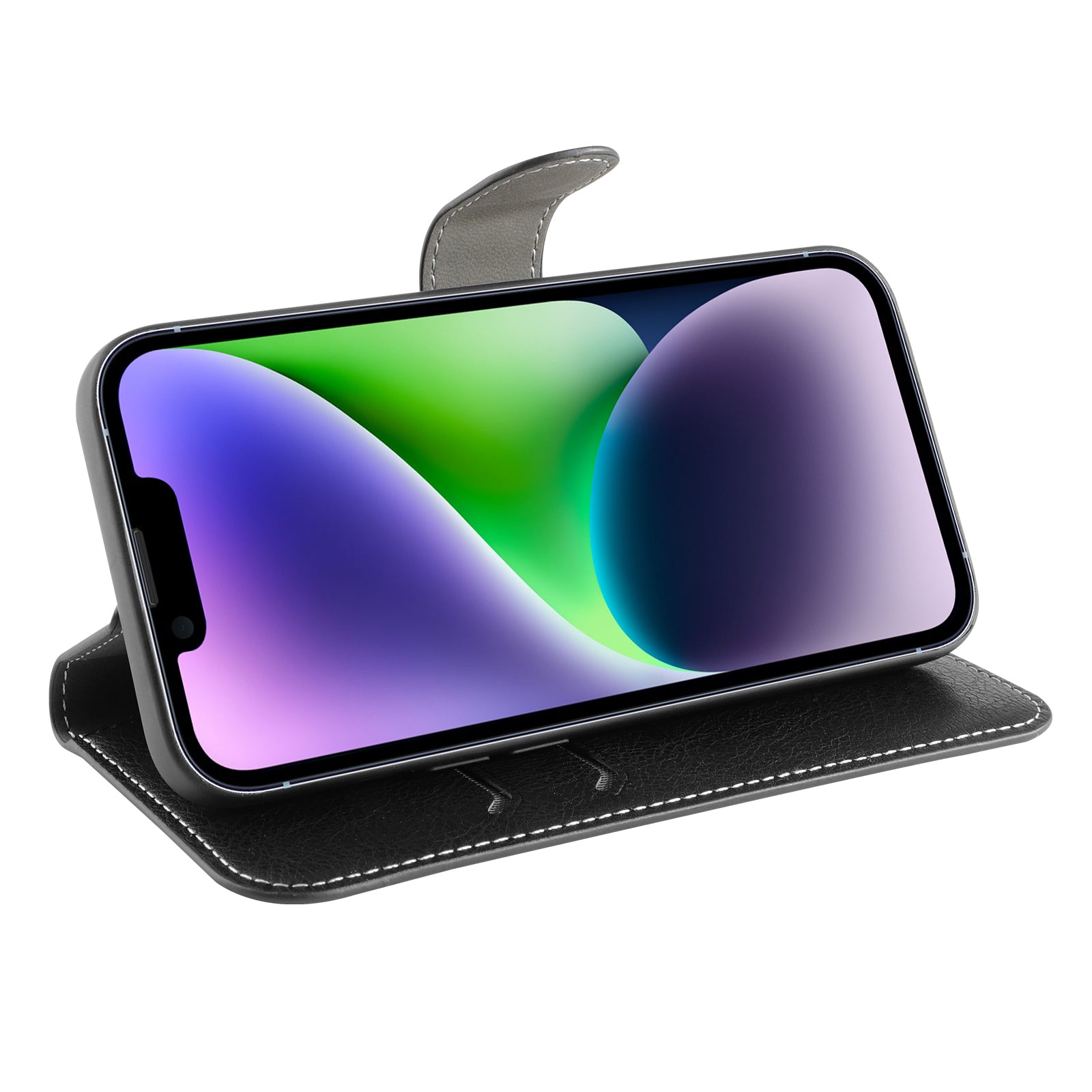 Pack de 10 Etui Portefeuille Premium Gorilla Tech Noir Pour Apple iPhone 12/12 Pro