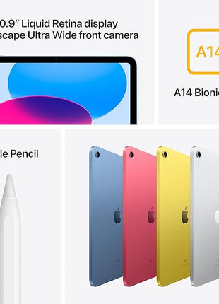 Apple iPad 10th Génération 64Gb Neuf Avec Boite Scellée USA De Couleur Argenté