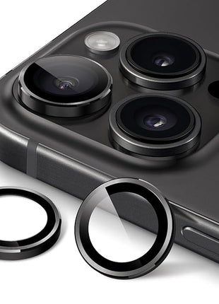 Film En Verre 3 en 1 Noir Pour  Caméra Arrière Apple iPhone 17 Pro Max