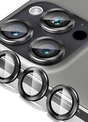 Film En Verre 3 en 1 Noir Pour  Caméra Arrière Apple iPhone 17 Pro Max