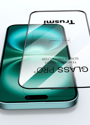 Protecteur d'écran en verre trempé incurvé 3D pour Samsung  Galaxy A55 5G/A35 5G 3D Transparent, anti-traces de doigts et couverture intégrale