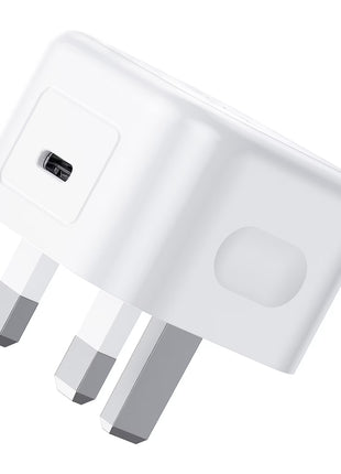 TRUSMI Chargeur Rapide USB-C 20W PD – Modèle CH23-01 – Prise Secteur, Blanc