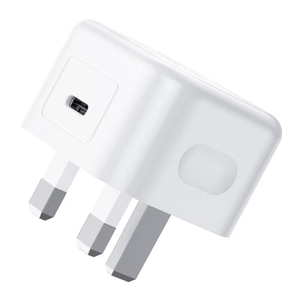 TRUSMI Chargeur Rapide USB-C 20W PD – Modèle CH23-01 – Prise Secteur, Blanc