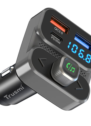 Chargeur De Voiture Rapide CC10-01 54W 1A1C Transmetteur FM