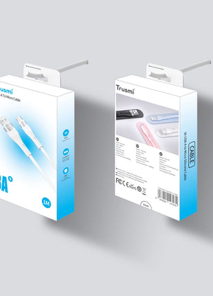 Câble En Silicone Blanc CA34-059  USB-A vers Micro