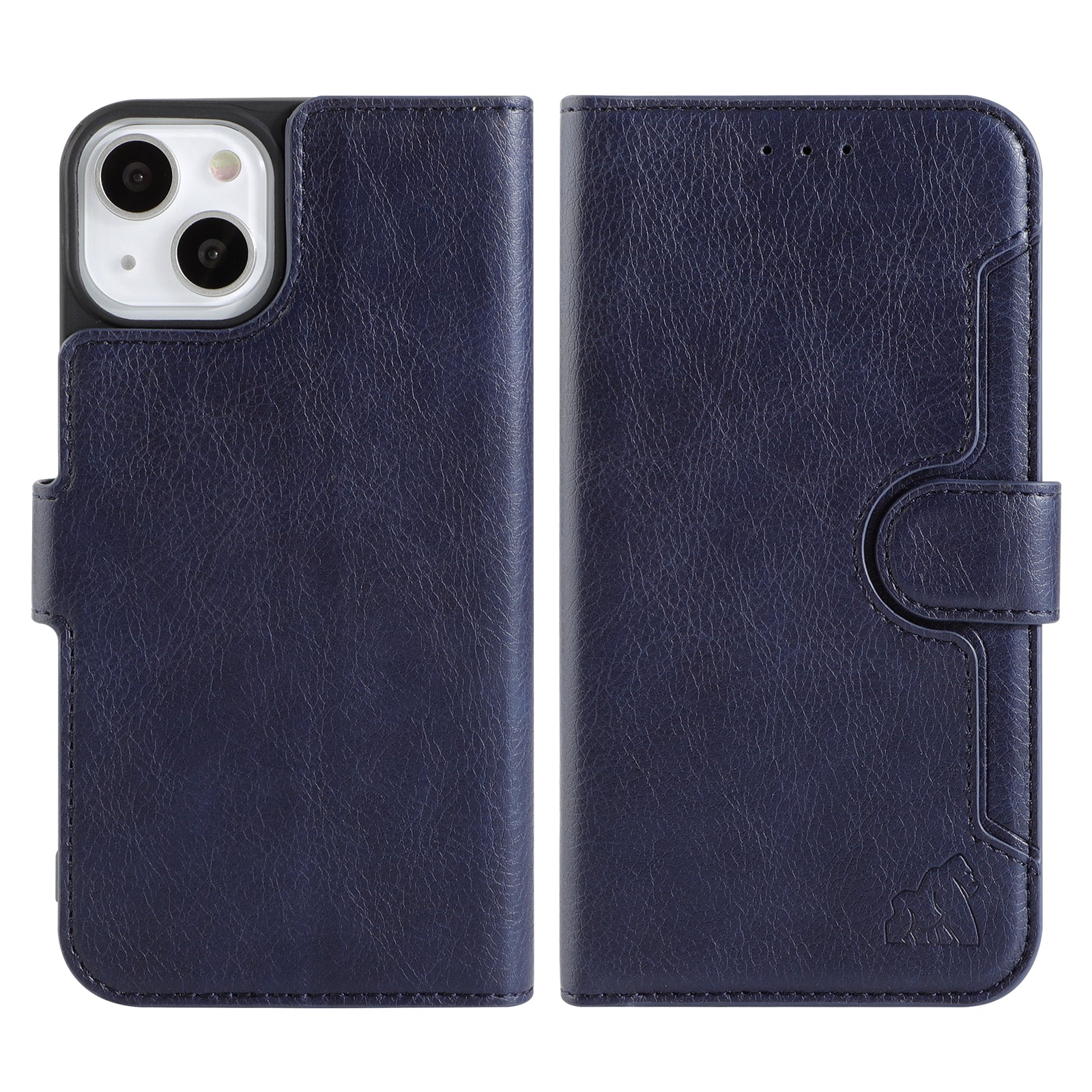 Etui Portefeuille Premium Gorilla Tech Bleu Pour Apple iPhone 12 Mini (5.4")