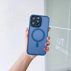 Coque Magsafe Shadow Bleu Pour Apple iPhone 14 Pro