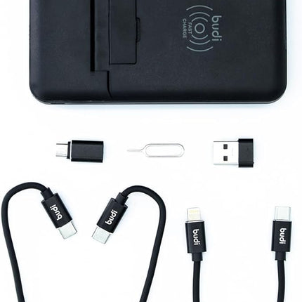 Budi Batterie Externe 10000mAh 20W Dual - PD+QC3.0+Wireless
