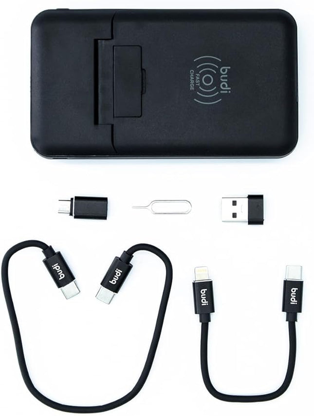 Budi Batterie Externe 10000mAh 20W Dual - PD+QC3.0+Wireless