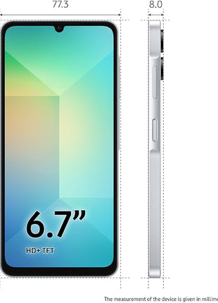 Téléphone  Portable Samsung Galaxy A06 5G 64Gb De Couleur Argenté